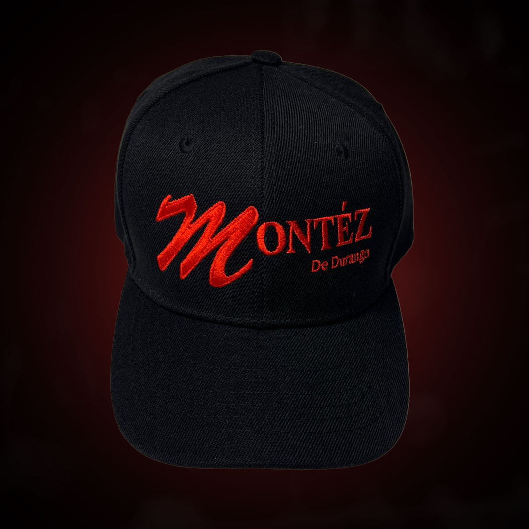 Montez Gorra strap back (Negro y Rojo)