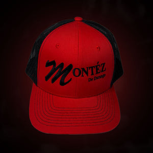 Gorra Snapback trucker (Negro y Rojo)